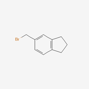 molecular formula C10H11B B1267438 5-溴甲基-茚满 CAS No. 501649-52-1