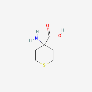 molecular formula C6H11NO2S B1267445 4-氨基四氢-2H-硫杂环戊烷-4-羧酸 CAS No. 39124-16-8