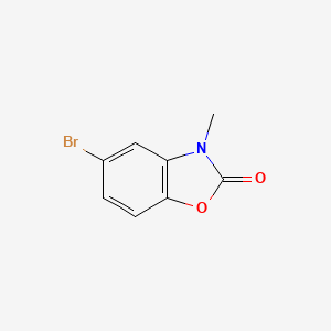 molecular formula C8H6BrNO2 B1267448 5-bromo-3-methylbenzo[d]oxazol-2(3H)-one CAS No. 70672-82-1