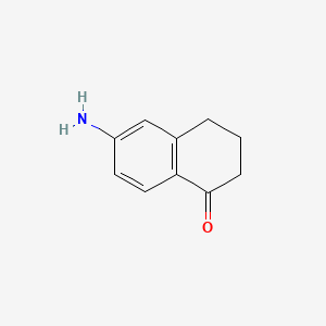 molecular formula C10H11NO B1267454 6-氨基-1,2,3,4-四氢萘-1-酮 CAS No. 3470-53-9