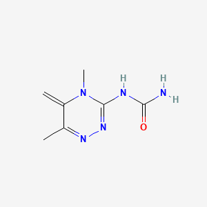 (4,5-Dihydro-4,6-dimethyl-5-methylene-1,2,4-triazin-3-yl)urea