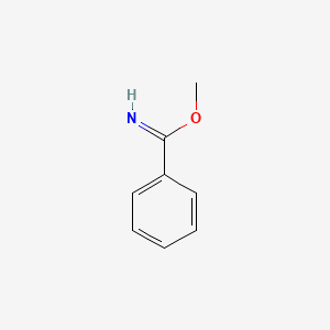 molecular formula C8H9NO B1267472 Methyl benzimidate CAS No. 7471-86-5