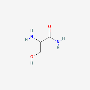 molecular formula C3H8N2O2 B1267486 Serinamide CAS No. 6791-49-7
