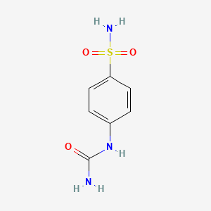 molecular formula C7H9N3O3S B1267491 (4-磺酰胺基苯基)脲 CAS No. 5657-41-0