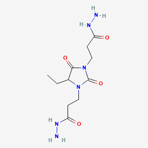 4-Ethyl-2,5-dioxoimidazolidine-1,3-di(propionohydrazide)