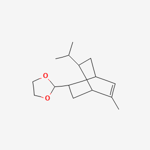 2-(8-Isopropyl-5-methylbicyclo(2.2.2)oct-5-en-2-yl)-1,3-dioxolane