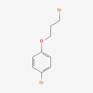 molecular formula C9H10Br2O B1267496 1-溴-4-(3-溴丙氧基)苯 CAS No. 7497-87-2