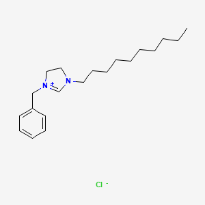 3-Benzyl-1-decyl-4,5-dihydro-1H-imidazolium chloride