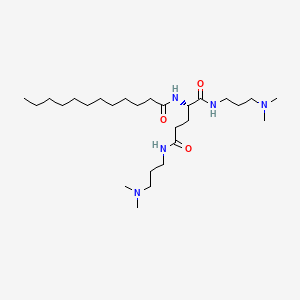 (S)-N,N'-Bis(3-(dimethylamino)propyl)-2-((1-oxododecyl)amino)glutaramide