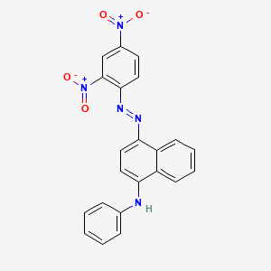 4-((2,4-Dinitrophenyl)azo)-N-phenylnaphthalen-1-amine