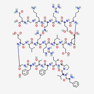 Motilin (pig), 13-L-leucine-14-L-glutamic acid