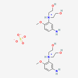 Bis((5-amino-2-methoxyphenyl)bis(2-hydroxyethyl)ammonium) sulphate