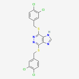 4,7-Bis((3,4-dichlorobenzyl)thio)-1H-imidazo(4,5-d)pyridazine