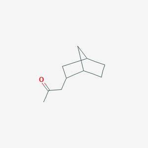 molecular formula C10H16O B1267519 1-{Bicyclo[2.2.1]heptan-2-yl}propan-2-one CAS No. 31683-73-5