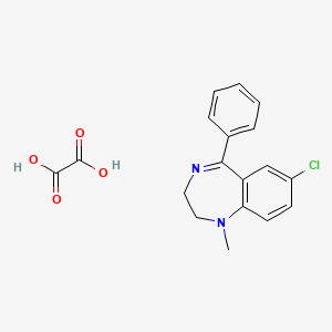 7-Chloro-2,3-dihydro-1-methyl-5-phenyl-1H-benzo-1,4-diazepine oxalate