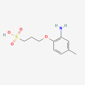 3-(2-Amino-4-methylphenoxy)propanesulphonic acid