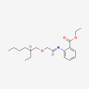 Ethyl 2-[[2-[(2-ethylhexyl)oxy]ethylidene]amino]benzoate