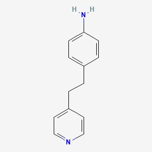 molecular formula C13H14N2 B1267527 4-[2-(Pyridin-4-yl)ethyl]aniline CAS No. 6318-70-3