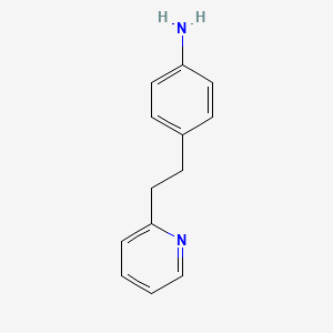molecular formula C13H14N2 B1267528 4-[2-(Pyridin-2-yl)ethyl]aniline CAS No. 6318-71-4