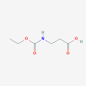 molecular formula C6H11NO4 B1267530 3-[(乙氧羰基)氨基]丙酸 CAS No. 4244-81-9