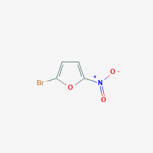 molecular formula C4H2BrNO3 B1267531 2-Bromo-5-nitrofuran CAS No. 823-73-4