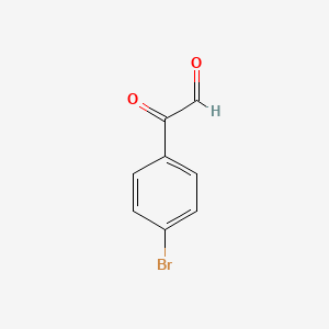 molecular formula C8H5BrO2 B1267532 2-(4-溴苯基)-2-氧代乙醛 CAS No. 5195-29-9