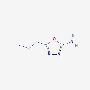molecular formula C5H9N3O B1267542 5-丙基-1,3,4-噁二唑-2-胺 CAS No. 69741-89-5