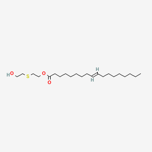 9-Octadecenoic acid (9Z)-, 2-((2-hydroxyethyl)thio)ethyl ester