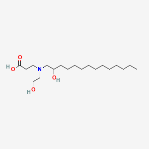 N-(2-Hydroxyethyl)-N-(2-hydroxytetradecyl)beta-alanine