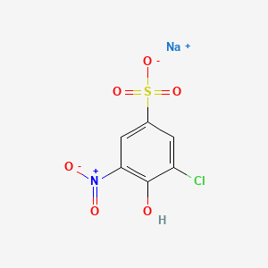 Sodium 3-chloro-4-hydroxy-5-nitrobenzenesulphonate