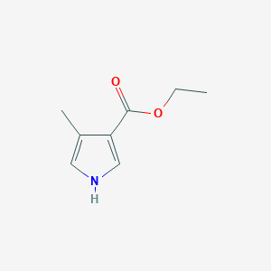 molecular formula C8H11NO2 B1267551 4-甲基-1H-吡咯-3-羧酸乙酯 CAS No. 2199-49-7