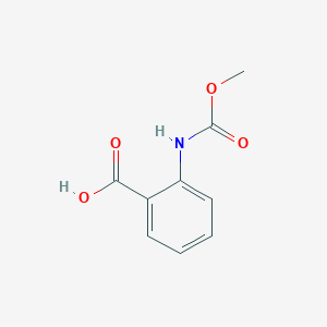 B1267552 2-[(Methoxycarbonyl)amino]benzoic acid CAS No. 6268-38-8