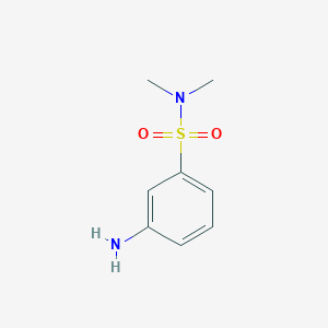 molecular formula C8H12N2O2S B1267554 3-氨基-N,N-二甲基苯磺酰胺 CAS No. 6274-18-6