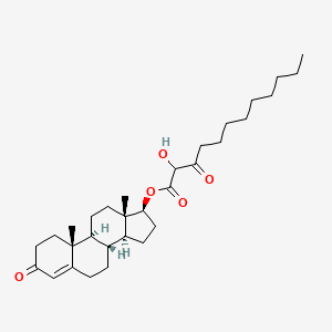 17beta-Hydroxyandrost-4-en-3-one decanoylglycolate