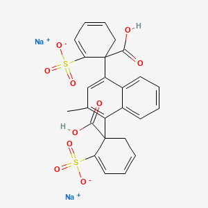 Disodium 1,1'-(2-methyl-1,4-naphthylene) bis(2-sulphonatobenzoate)