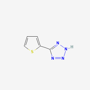 molecular formula C5H4N4S B1267557 5-(thiophen-2-yl)-2H-tetrazole CAS No. 59541-58-1