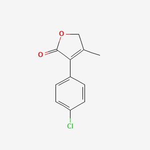 2(5H)-Furanone, 3-(4-chlorophenyl)-4-methyl-