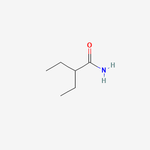 molecular formula C6H13NO B1267559 2-乙基丁酰胺 CAS No. 1114-38-1