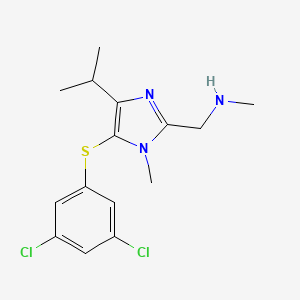 5-(3,5-Dichlorophenylthio)-4-isopropyl-1-methyl-2-methylaminomethyl-1H-imidazole