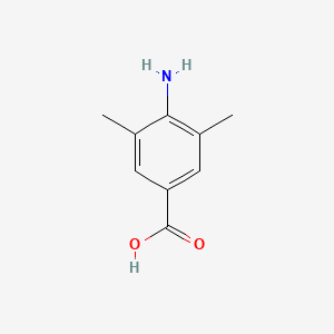 molecular formula C9H11NO2 B1267564 4-Amino-3,5-dimethylbenzoic acid CAS No. 4919-40-8