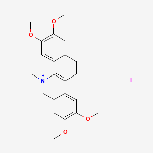 2,3,8,9-Tetramethoxy-5-methylbenzo[c]phenanthridin-5-ium iodide