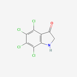 3H-Indol-3-one, 4,5,6,7-tetrachloro-1,2-dihydro-