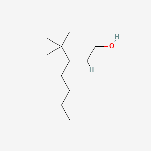 6-Methyl-3-(1-methylcyclopropyl)hept-2-en-1-ol