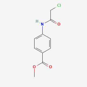 molecular formula C10H10ClNO3 B1267577 4-[(氯乙酰)氨基]苯甲酸甲酯 CAS No. 82525-64-2