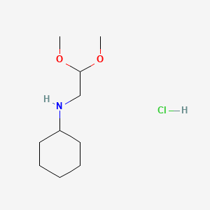 Cyclohexyl(2,2-dimethoxyethyl)ammonium chloride