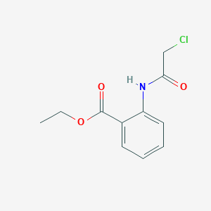 molecular formula C11H12ClNO3 B1267578 2-[(氯乙酰基)氨基]苯甲酸乙酯 CAS No. 6307-66-0