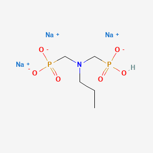 Trisodium hydrogen ((propylimino)bis(methylene))diphosphonate