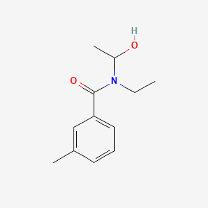 N-Ethyl-N-(1-hydroxyethyl)-3-methylbenzamide