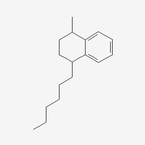 1-Hexyl-1,2,3,4-tetrahydro-4-methylnaphthalene