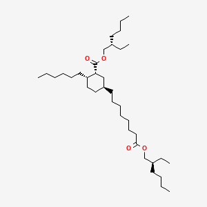 Cyclohexaneoctanoic acid, (((2-ethylhexyl)oxy)carbonyl)-4-hexyl-, 2-ethylhexyl ester